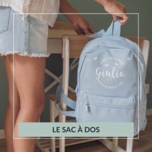 sac à dos mini enfant personnalisé, sac d'école, sac maternelle, sac à dos pour sortie scolaire, sac à dos résistant, bretelles réglables, tenue debout tout seul, ouverture facile, sac à dos résistant