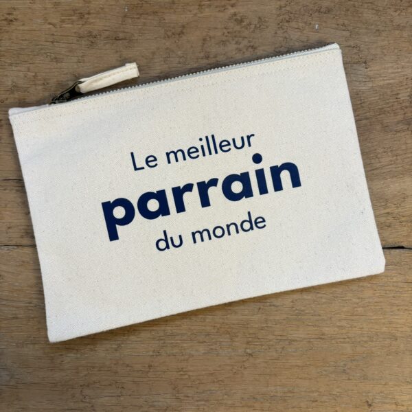 pochette écru parrain