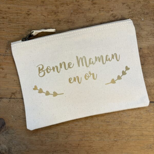 pochette écru Bonne-Maman