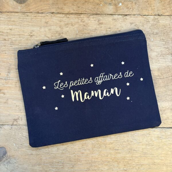 pochette bleu maman