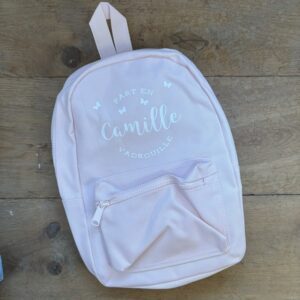 sac à dos mini rose clair Camille