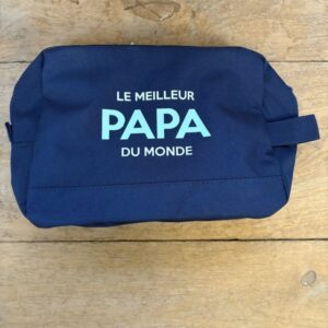 trousse de voyage bleu papa bleu clair