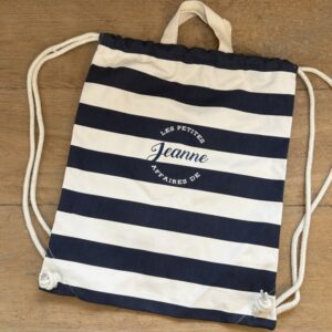 sac de gym nautique bleu Jeanne