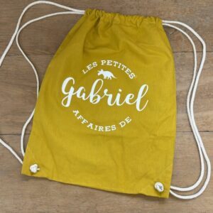 sac de gym moutarde Gabriel