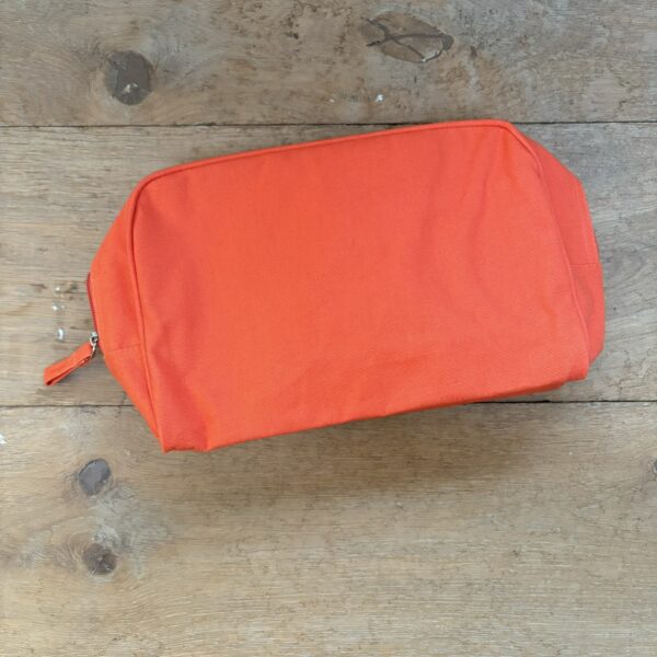 trousse de voyage orange