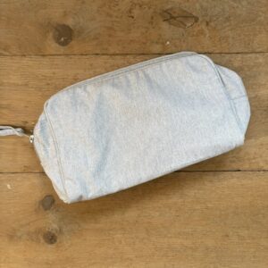 trousse de voyage gris coton