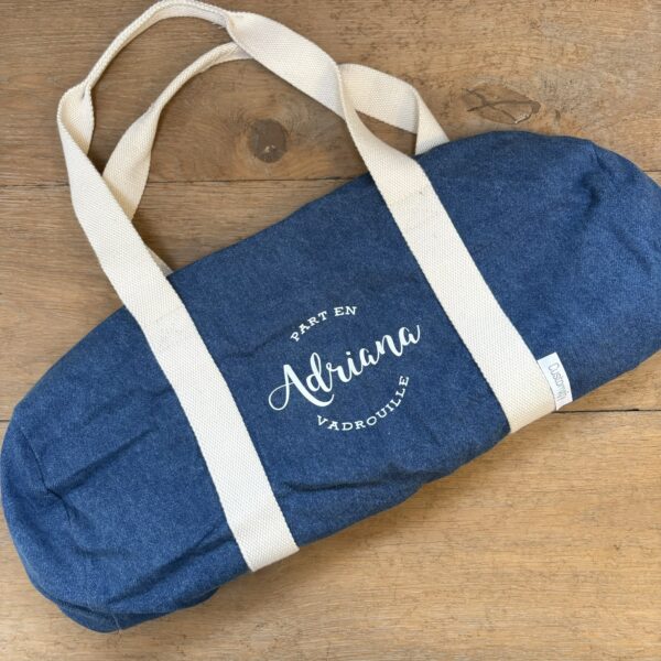 sac polochon nautique denim Adriana