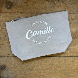 trousse de toilette gris Camille
