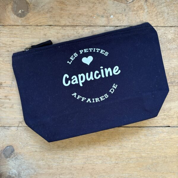 trousse de toilette bleu Capucine