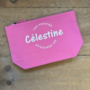 trousse de toilette rose Célestine