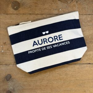 trousse de toilette nautique bleu Aurore