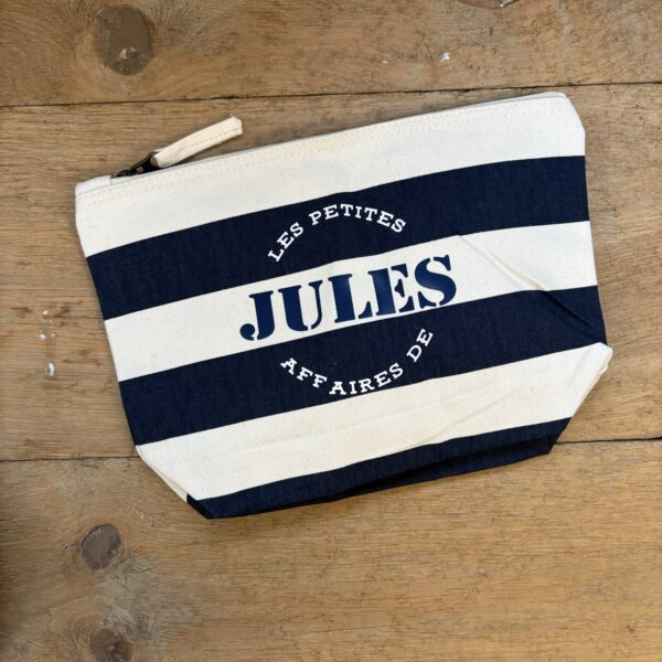 trousse de toilette nautique bleu Jules