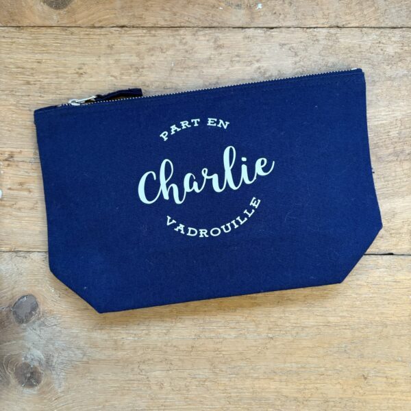 trousse de toilette bleu Charlie