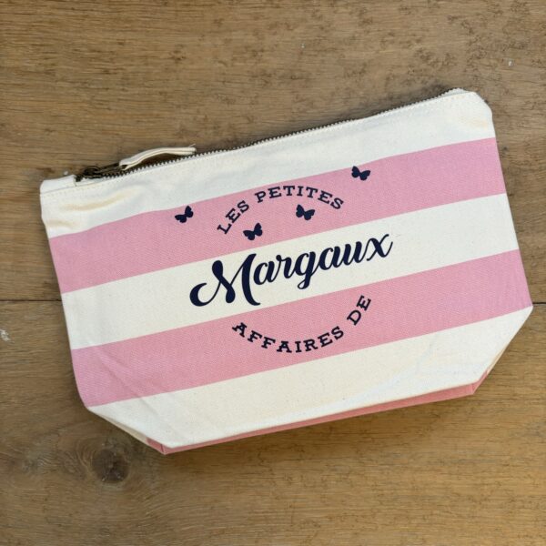 trousse de toilette nautique rose Margaux