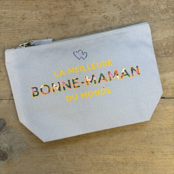 trousse de toilette gris Bonne-Maman