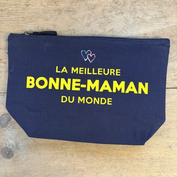 trousse de toilette bleu Bonne-Maman