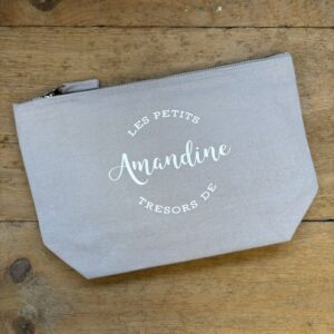 trousse de toilette gris Amandine