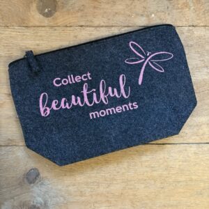 trousse de toilette feutre Beautiful moments