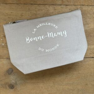 trousse de toilette gris Bonne-Mamy