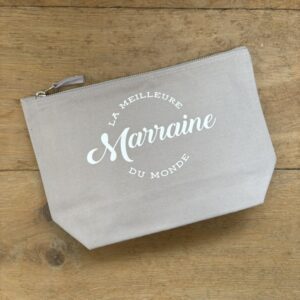 trousse de toilette gris Marraine